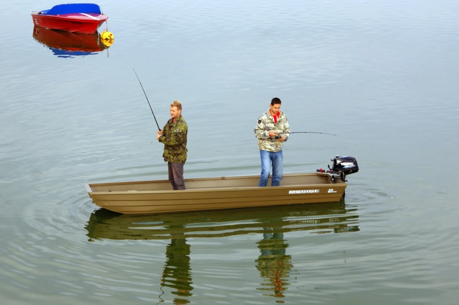 Marine Jon 14 Groen Aluminium Platbodem boot / visboot - Afbeelding 6
