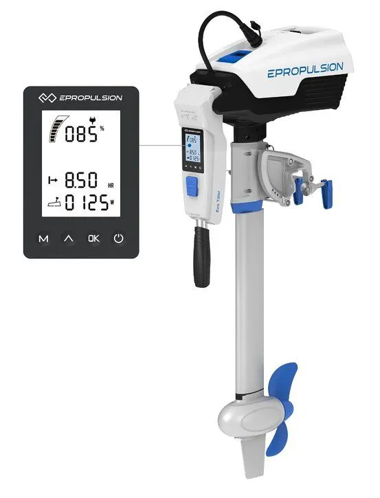 ePropulsion Spirit 1.0 Evo (langstaart - afstandsbediening) %count(title) Officiële Suzuki Marine dealer Noord-Holland ePropulsion Spirit 1.0 Evo (langstaart - afstandsbediening) - Afbeelding 6