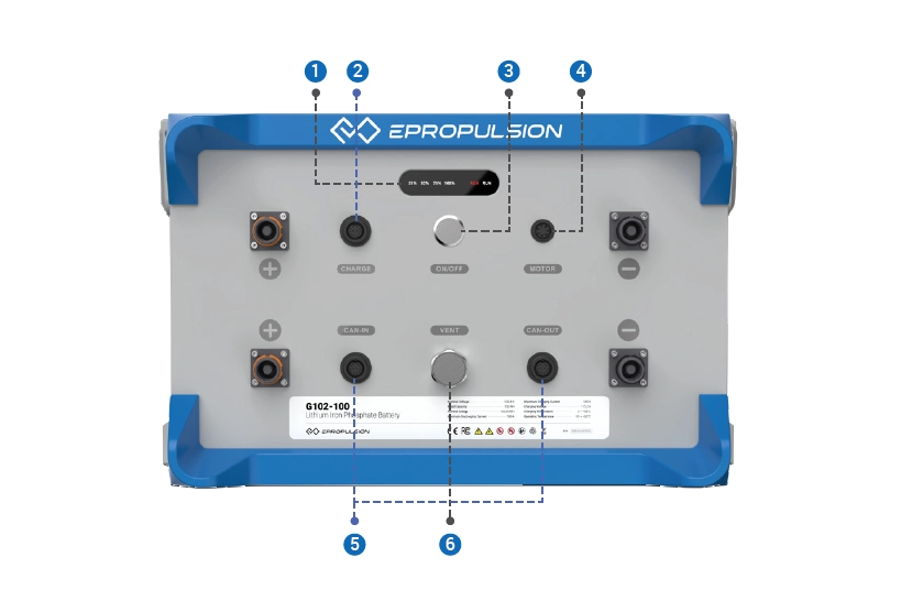 ePropulsion G102-100 Accu %count(title) Officiële Suzuki Marine dealer Noord-Holland ePropulsion G102-100 Accu - Afbeelding 3