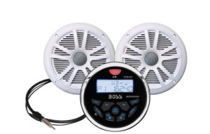 Bootspeakers en radio