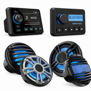 Bootspeakers en radio