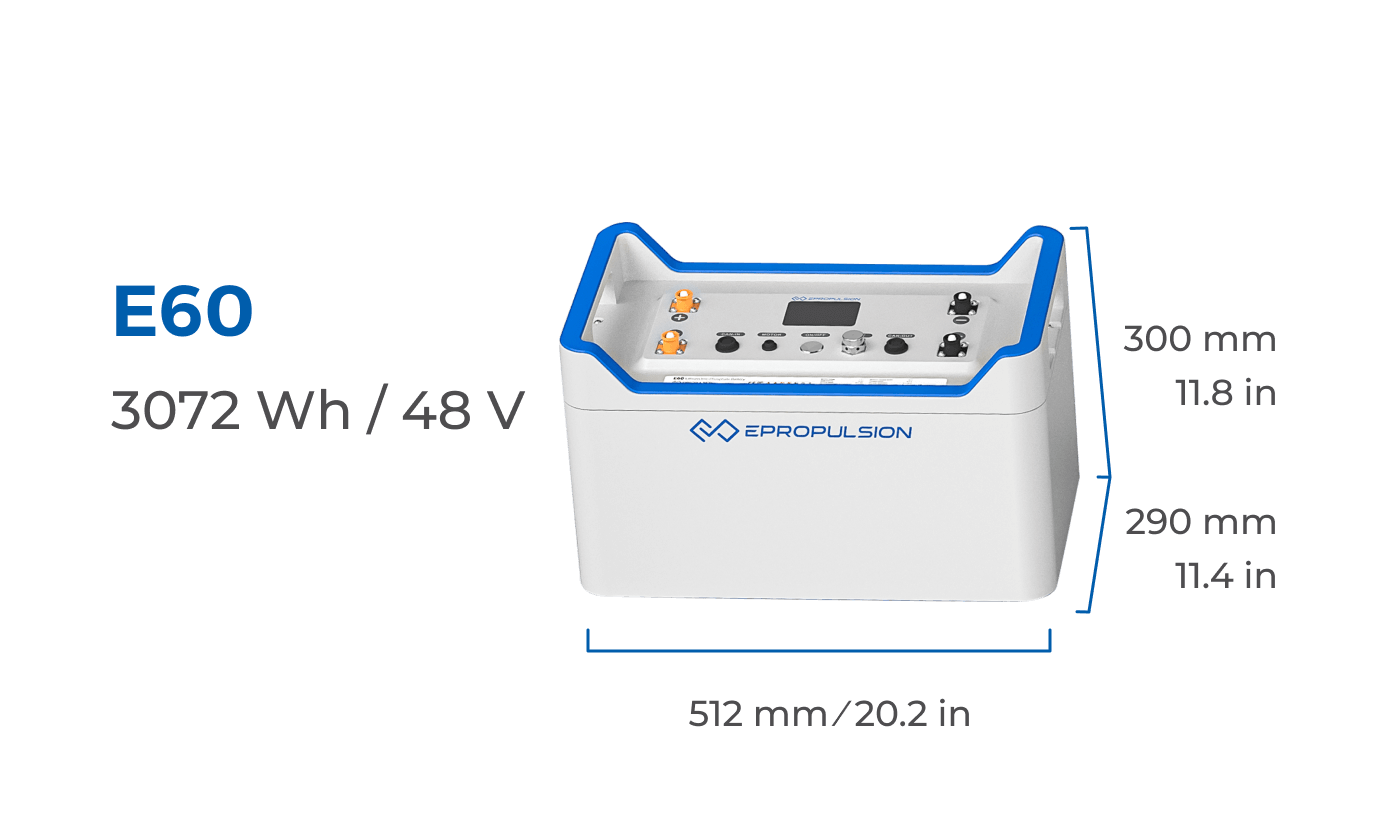 ePropulsion E60 Accu (3072Wh - 48V) %count(title) Officiële Suzuki Marine dealer Noord-Holland ePropulsion E60 Accu (3072Wh - 48V) - Afbeelding 5