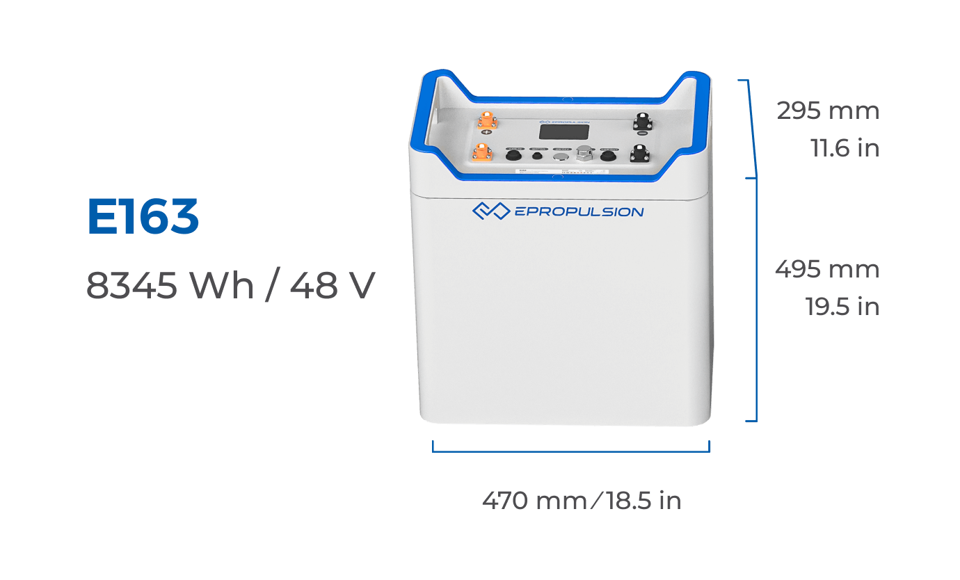 ePropulsion E163 Accu (8345Wh - 48V) %count(title) Officiële Suzuki Marine dealer Noord-Holland ePropulsion E163 Accu (8345Wh - 48V) - Afbeelding 3