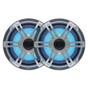 Hertz - HEX 6.5 S-LD-G - 6.5" Marine Sport coax speakers | Grijs (RGB led), set van 2