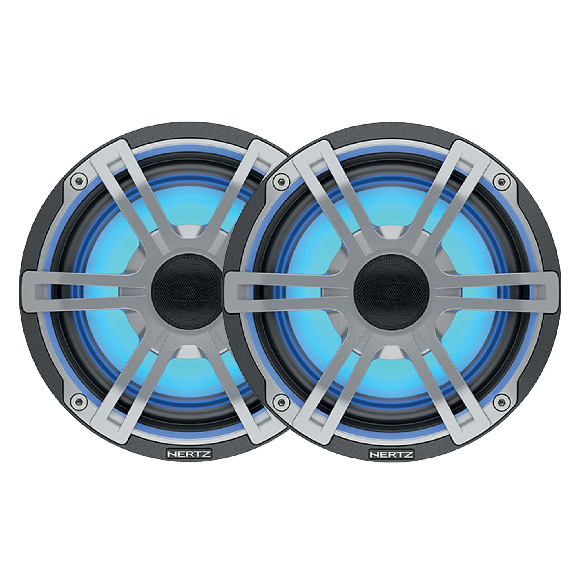 Hertz - HEX 6.5 S-LD-G - 6.5" Marine Sport coax speakers | Grijs (RGB led), set van 2 %count(title) Officiële Suzuki Marine dealer Noord-Holland Hertz - HEX 6.5 S-LD-G - 6.5" Marine Sport coax speakers | Grijs (RGB led), set van 2