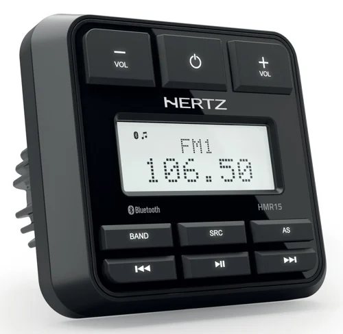 Hertz - HMR 15 - FM/USB/BT 4x50 Watt %count(title) Officiële Suzuki Marine dealer Noord-Holland Hertz - HMR 15 - FM/USB/BT 4x50 Watt