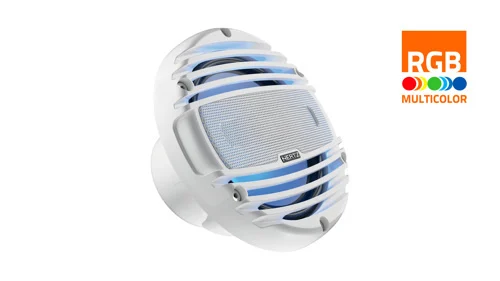 Hertz - HMX 6.5-LD-TW- 6.5" Marine high performance coax speakers | Wit (RGB led), set van 2 %count(title) Officiële Suzuki Marine dealer Noord-Holland Hertz - HMX 6.5-LD-TW- 6.5 Marine high performance coax speakers Wit (RGB led), set van 2