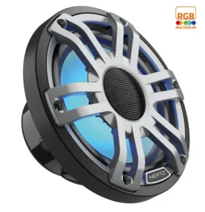 Hertz - HMX 6.5 S-LD-G-6.5" Marine Sport high performance coax speakers | Grijs (RGB led), set van 2