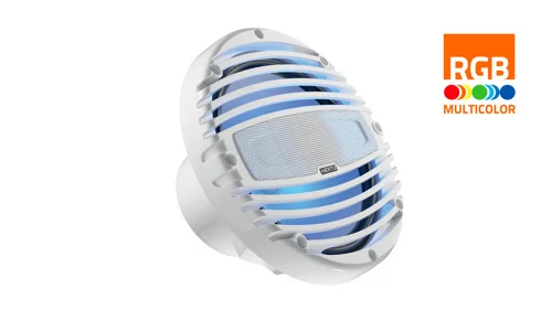 Hertz - HMX 8-LD-TW- 8" Marine high performance coax speakers | Wit (RGB led), set van 2 %count(title) Officiële Suzuki Marine dealer Noord-Holland Hertz - HMX 8-LD-TW- 8" Marine high performance coax speakers | Wit (RGB led), set van 2