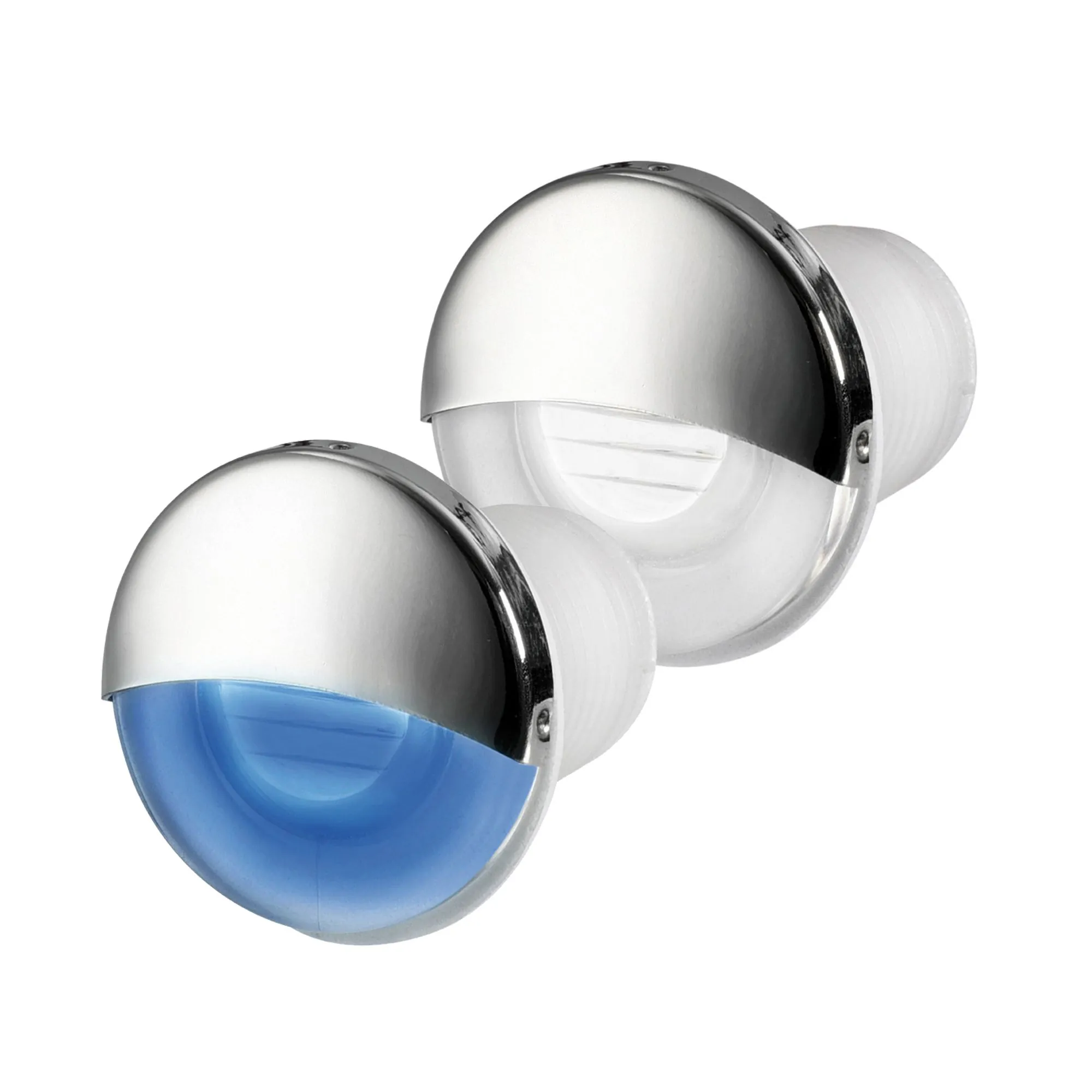 Osculati Courtesy Light Rond LED RVS 12V Wit en Blauw %count(title) Officiële Suzuki Marine dealer Noord-Holland Osculati Courtesy Light Rond LED RVS 12V Wit en Blauw