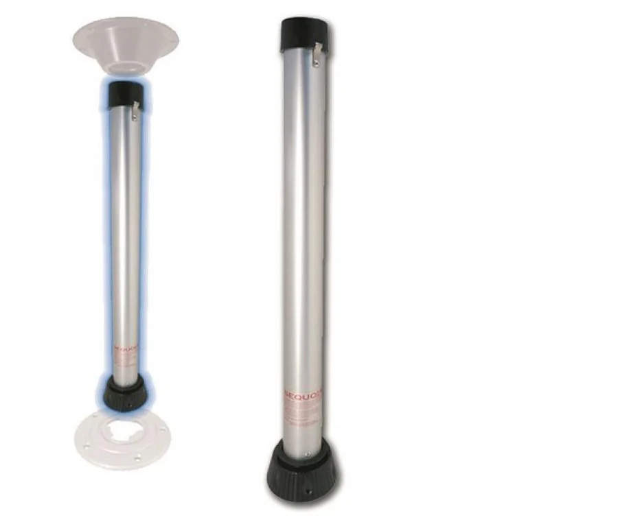 Sequoia tafelpootset 65 cm – compleet met aluminium onderflens en afdekdop %count(title) Officiële Suzuki Marine dealer Noord-Holland Sequoia tafelpootset 65 cm – compleet met aluminium onderflens en afdekdop - Afbeelding 2