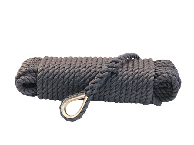 Ankerlijn met oog | Zwart %count(title) Officiële Suzuki Marine dealer Noord-Holland Ankerlijn met oog | Zwart