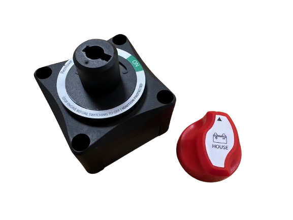 Mini accuschakelaar ON-OFF-ON-OFF %count(title) Officiële Suzuki Marine dealer Noord-Holland Mini accuschakelaar ON-OFF-ON-OFF